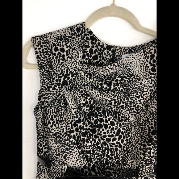 Calvin Klein animal print dress, size 4 - Picture 2 of 8